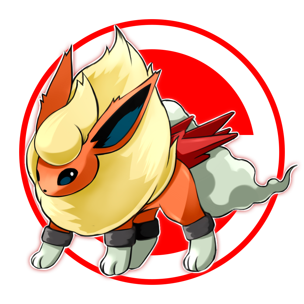 Mega-Flareon-(Entei-form) by namo19 on DeviantArt