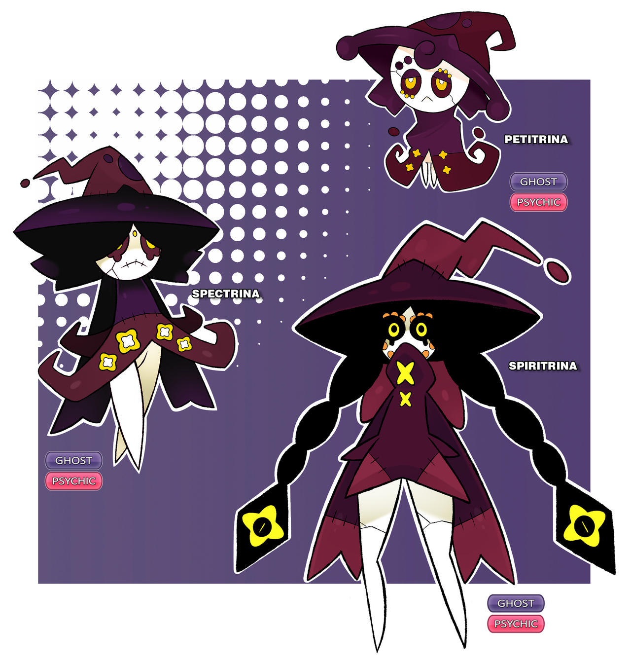 Threading Fakemon Fakemon 63-65 by namo19 on DeviantArt