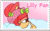 Lilly Fan Stamp