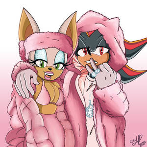 Rouge and Shadow in Cam Ron Pink