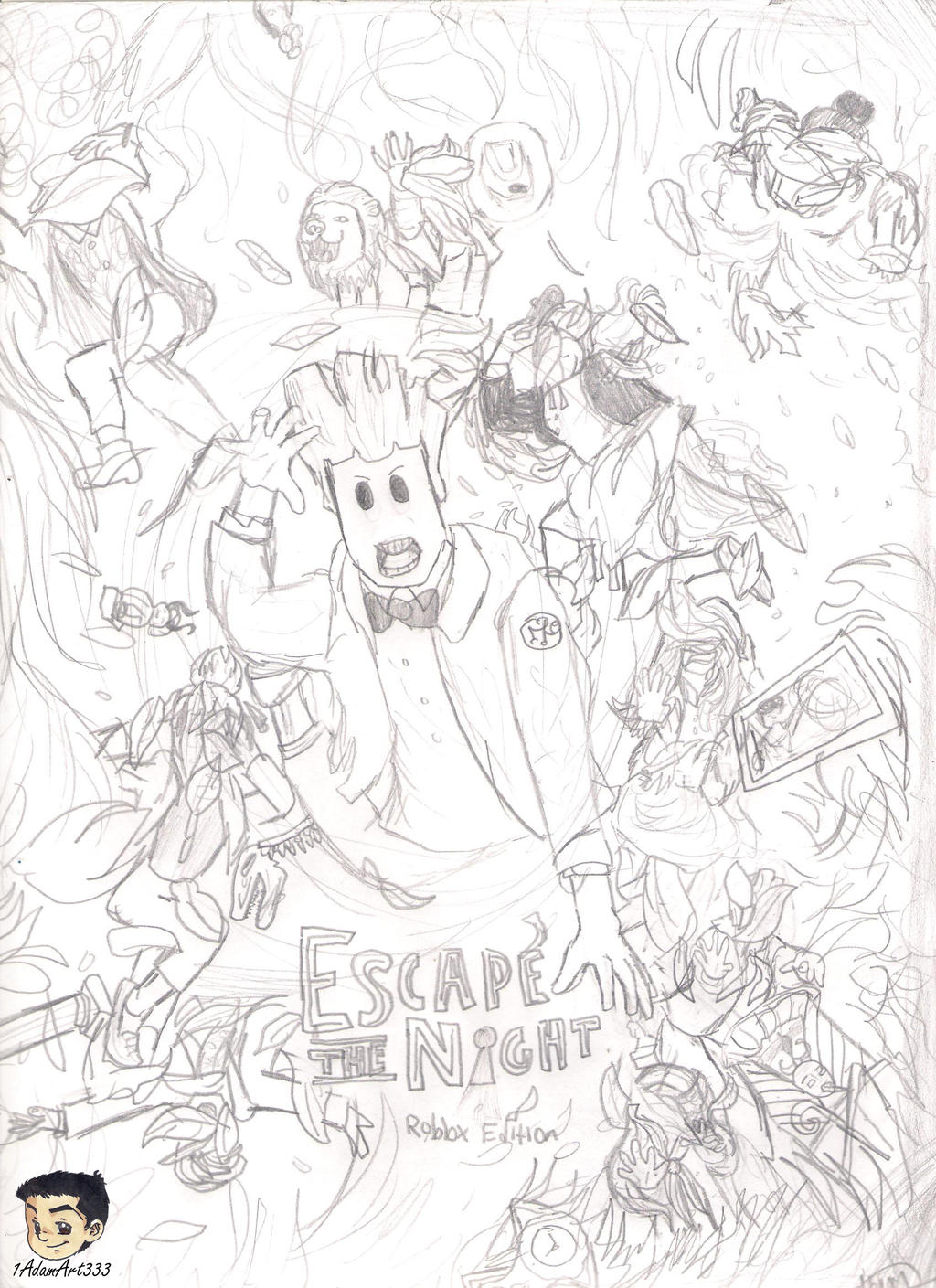 Escape The Night Roblox Edition By 1adamart333 On Deviantart - escape the night season 3 roblox