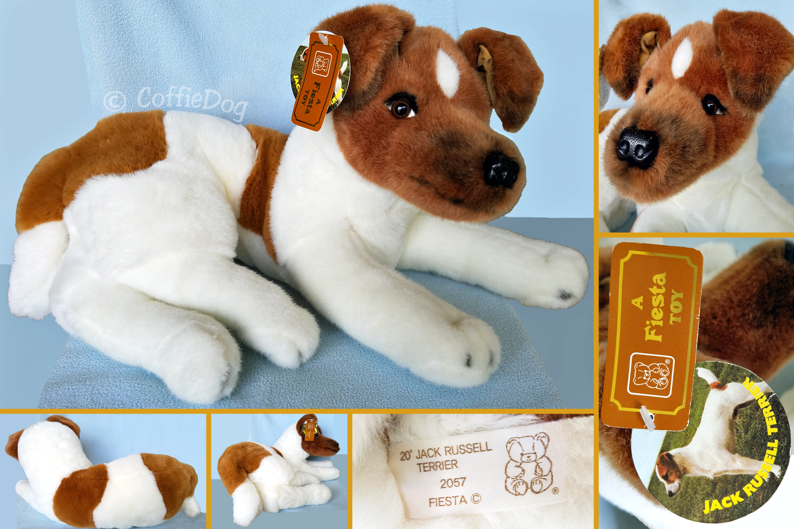 Fox terrier on sale stuffed animal
