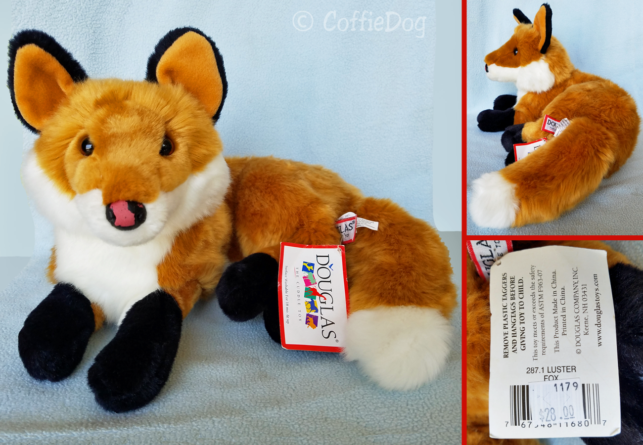 Douglas Cuddle Toys Luster Red Fox plush by CoffieDog on DeviantArt
