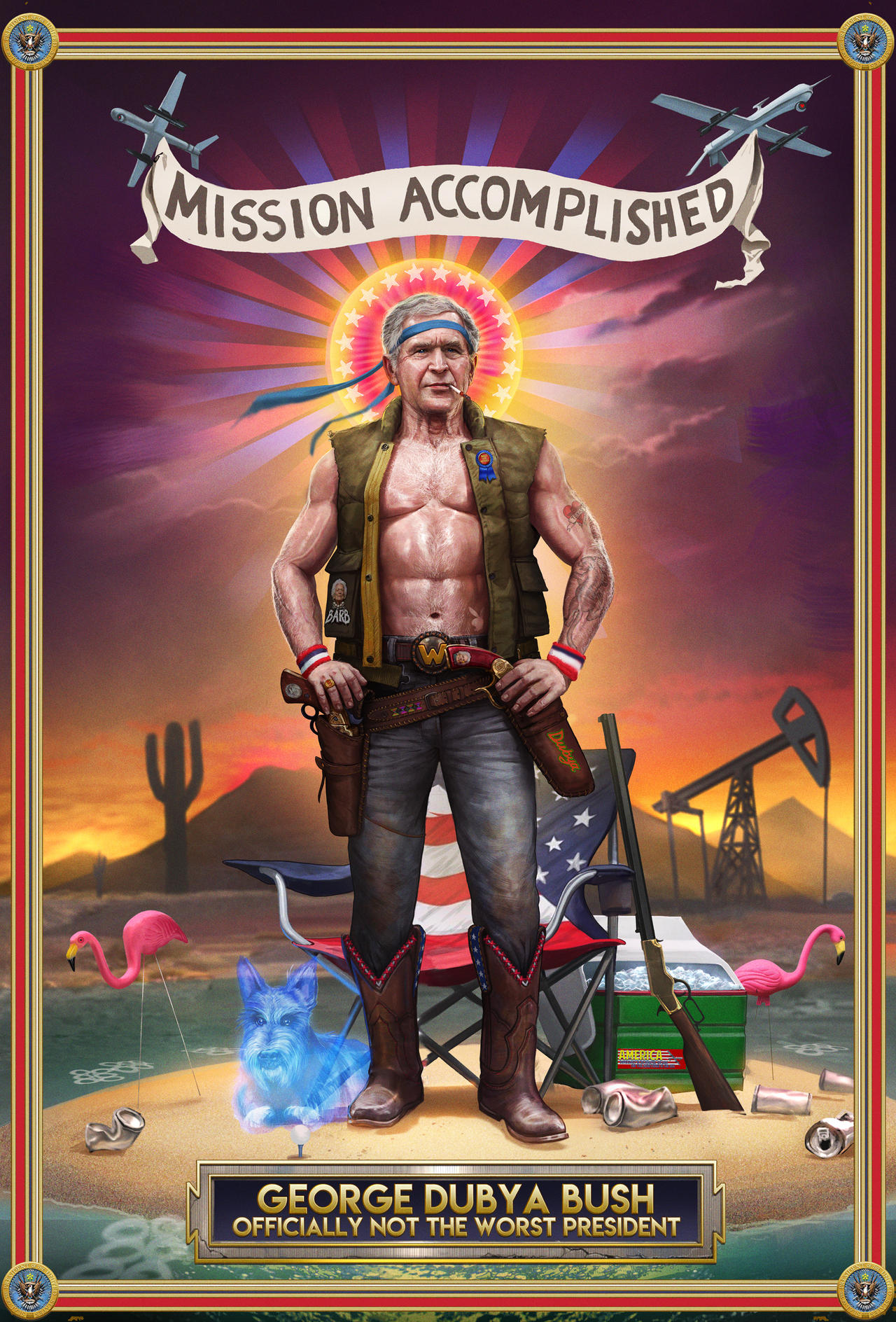 George Dubya Bush Officially: NOT THE WORST