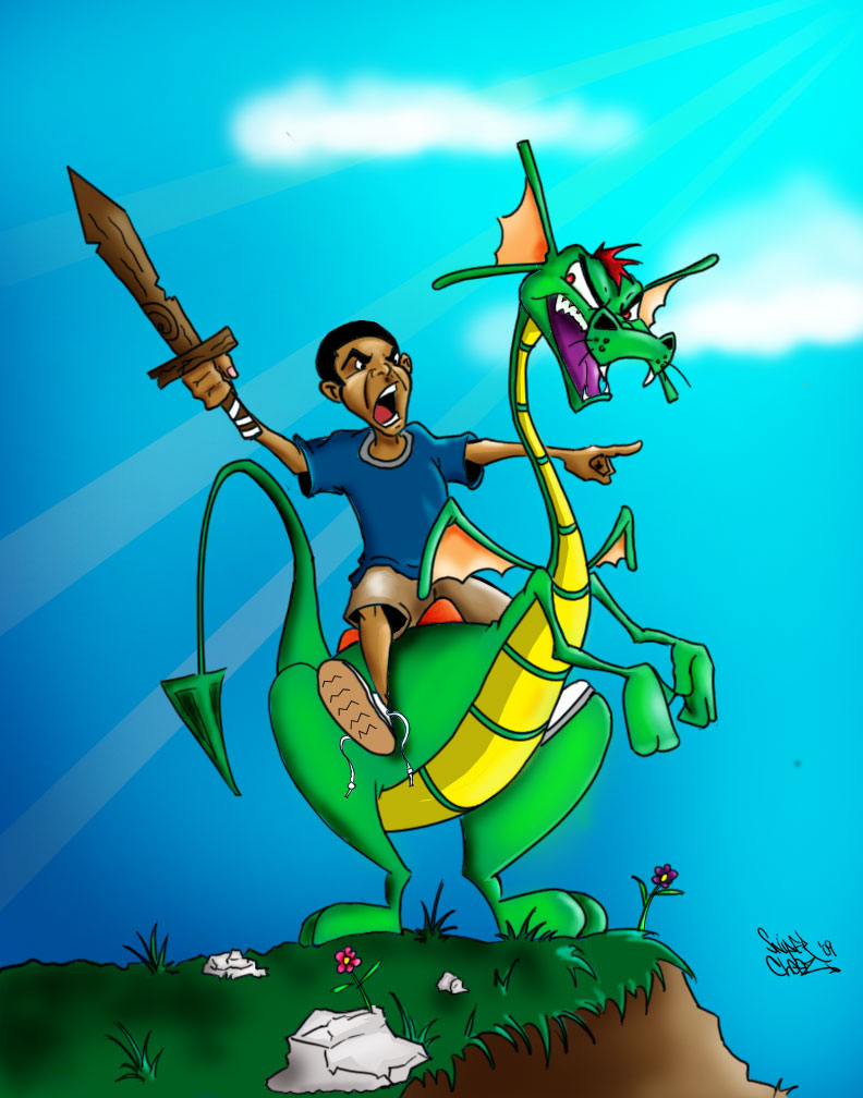 Troy and Steven the Dragon