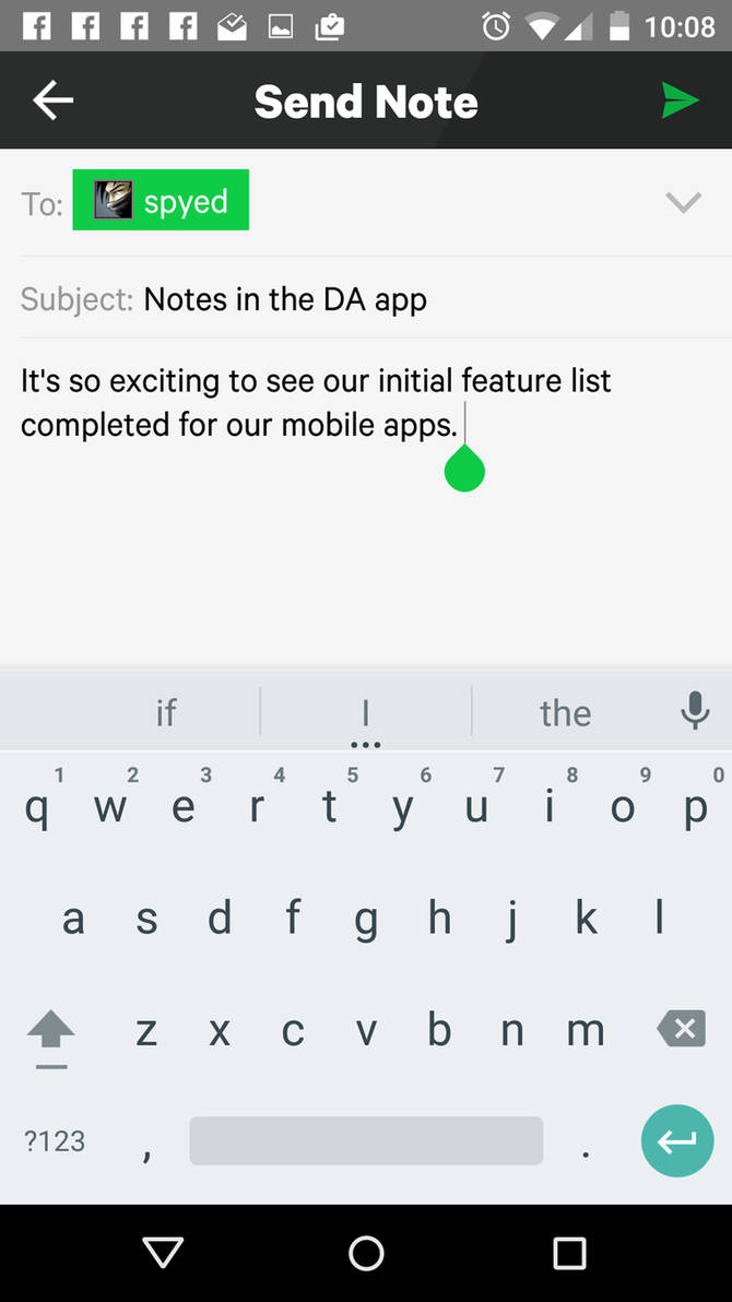 Notes in the DeviantArt app by seoul-child