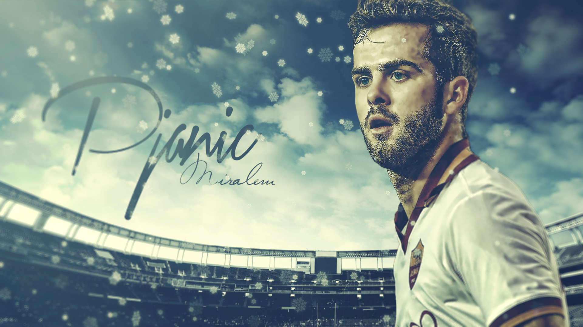 Miralem Pjanic - HD Wallpaper by Kerimov23 on DeviantArt Miralem Pjanic - HD Wallpaper by Kerimov23 on DeviantArt
