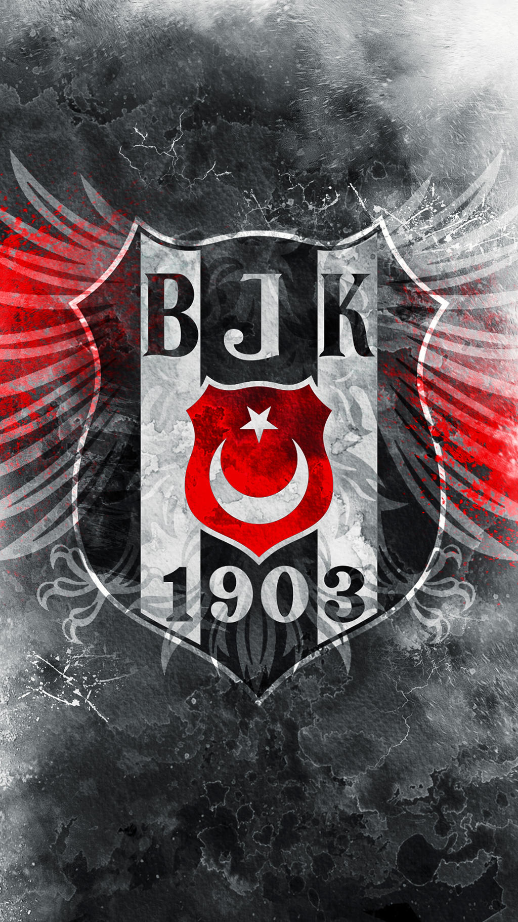 besiktas jk hd logo wallpaper by