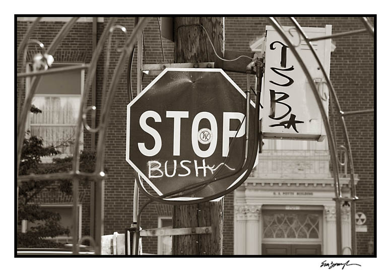 Stop Bush II toned