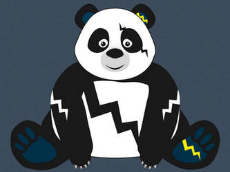 Lightning panda design