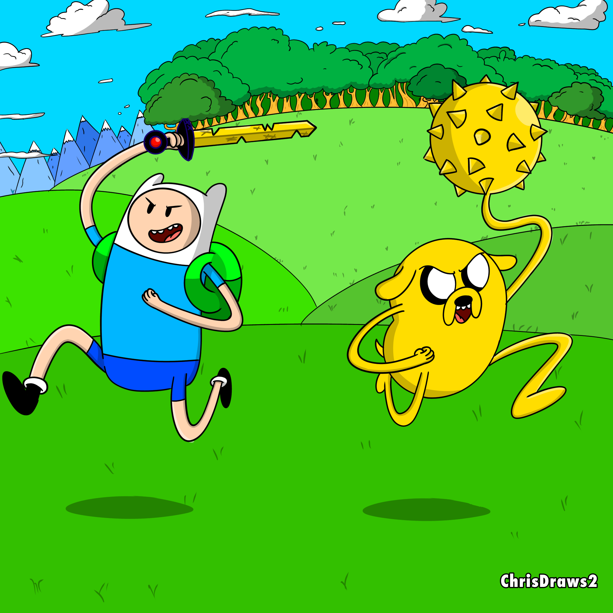 Finn e Jake ( Hora de Aventura) by chrispn1 on DeviantArt