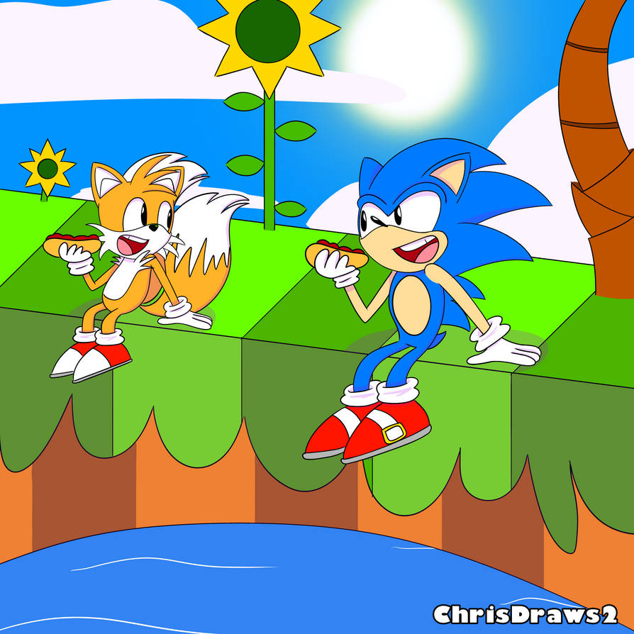 Sonic and Tails by ChrisDraws2 on DeviantArt
