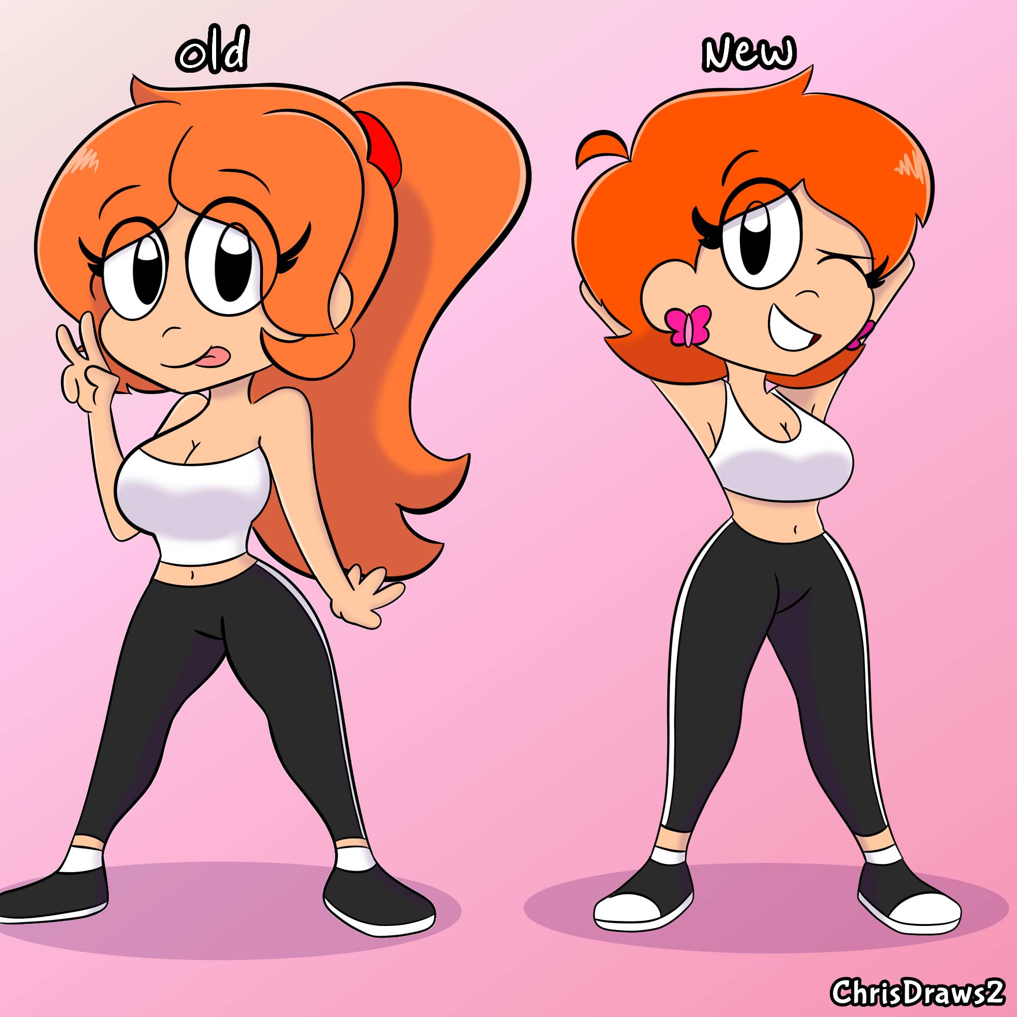 Emma Marie (Old vs New) by ChrisDraws2 on DeviantArt