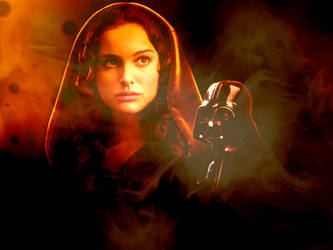 Padme and Vader Wallpaper