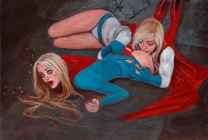 POWER GIRL vs SUPERGIRL