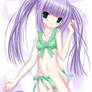 Purple green Bikini Summer collection front cover