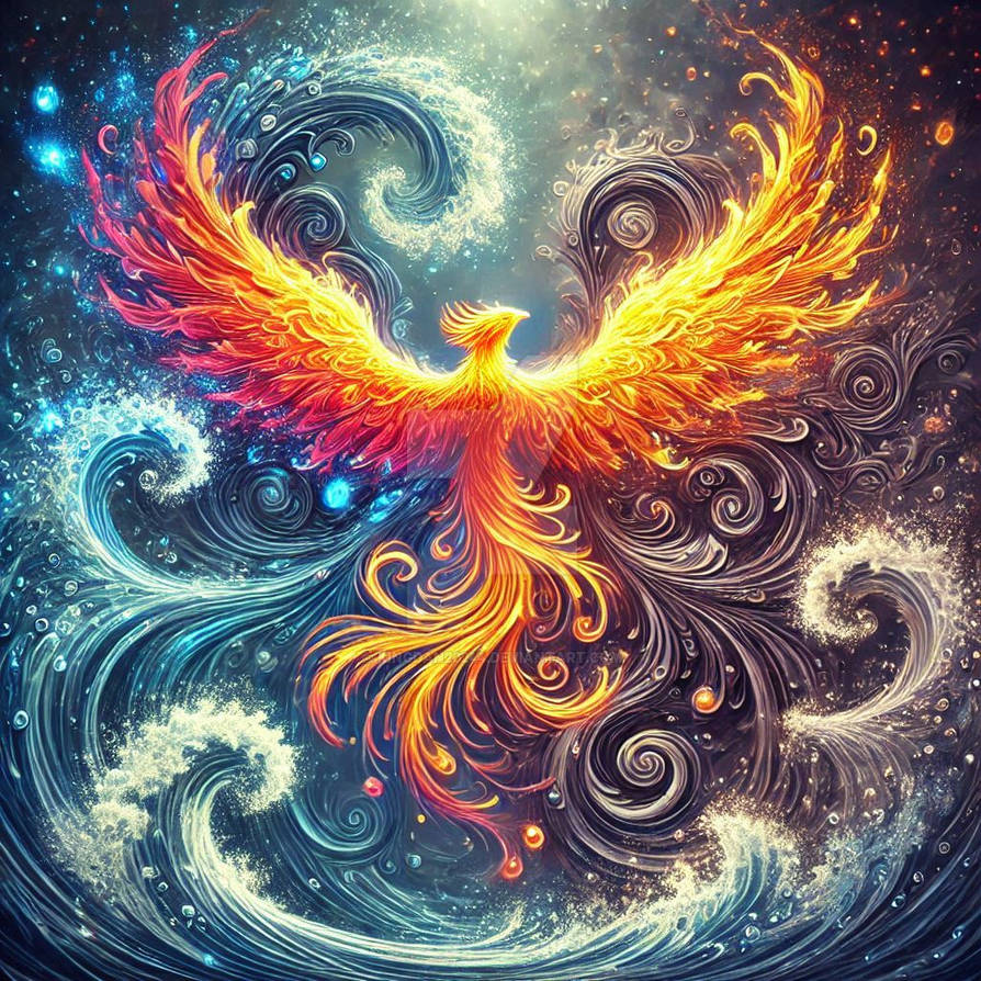 Two Elemental Phoenix by KINGDAN20244 on DeviantArt