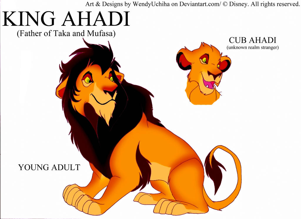 The King Ahadi (my version)