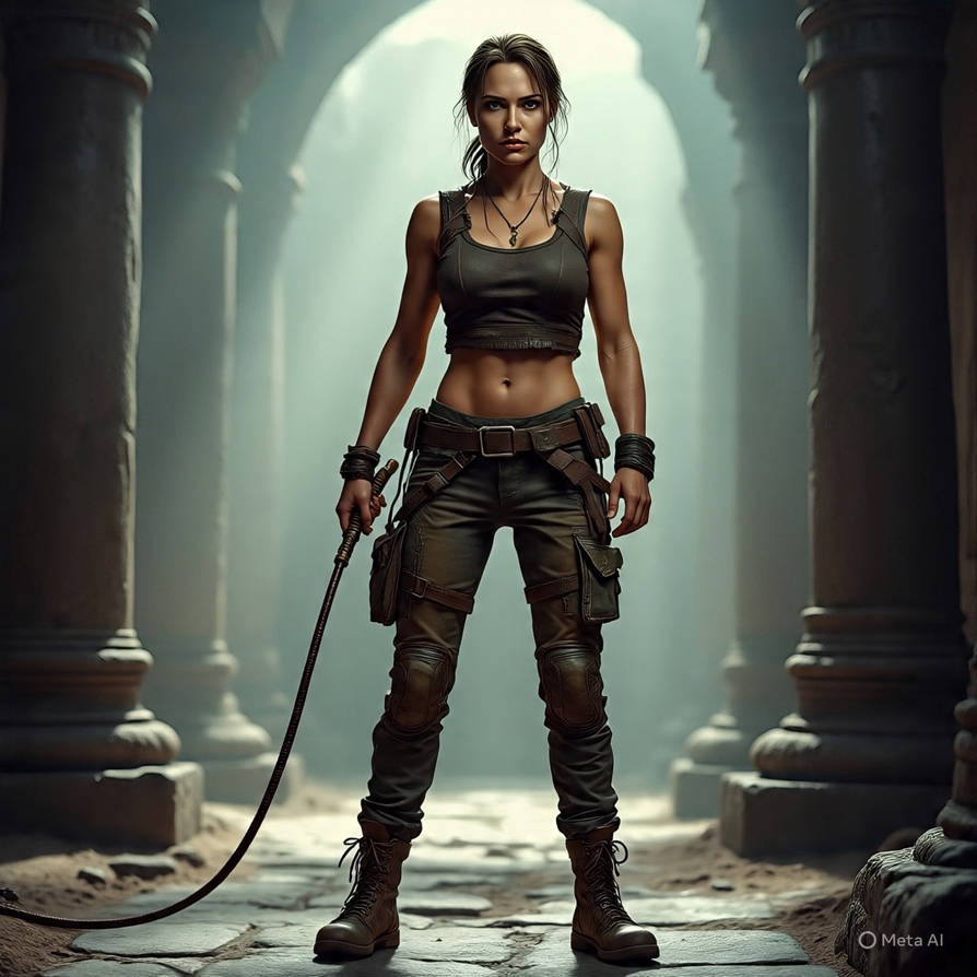 Lara in ancient ruins by Simms444222 on DeviantArt