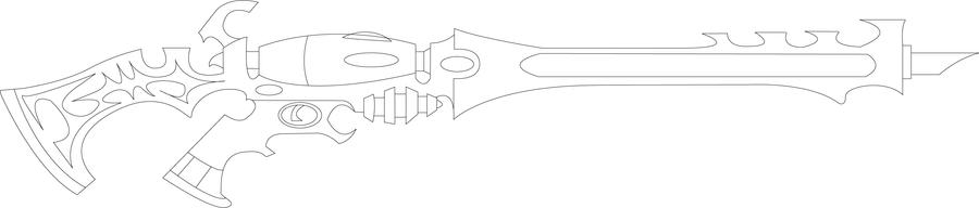 Warhammer - Dark Eldar Splinter Rifle by CosMech on DeviantArt