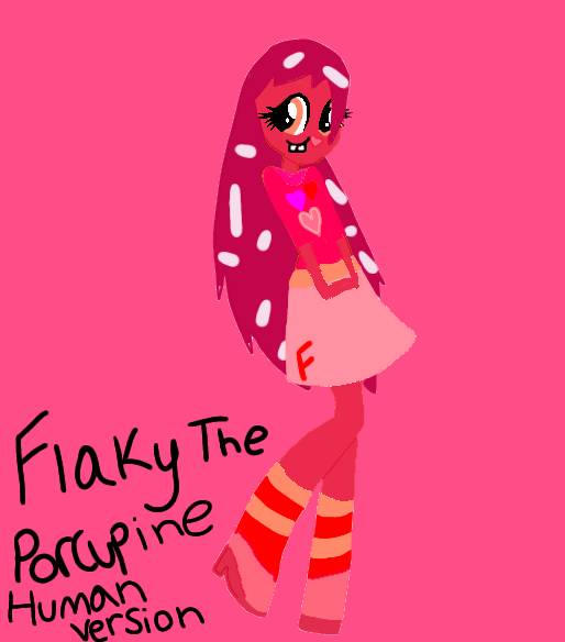 HTF Flaky The Porcupine Human Version Speedpaint by sstewart18 on ...