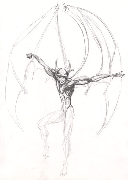 Winged Devil by ghostpainter on DeviantArt