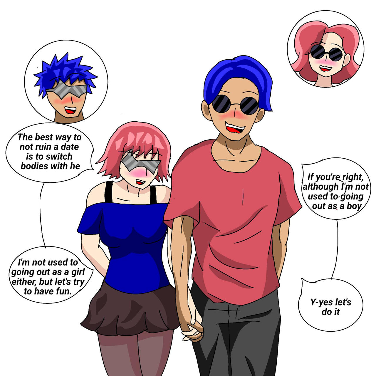 Ton and Ava body swap by ton911 on DeviantArt