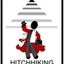 Hitchhiking Zone sign