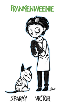 Frankenweenie - Sparky and Victor