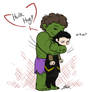 Avengers - Hulk Hug Loki