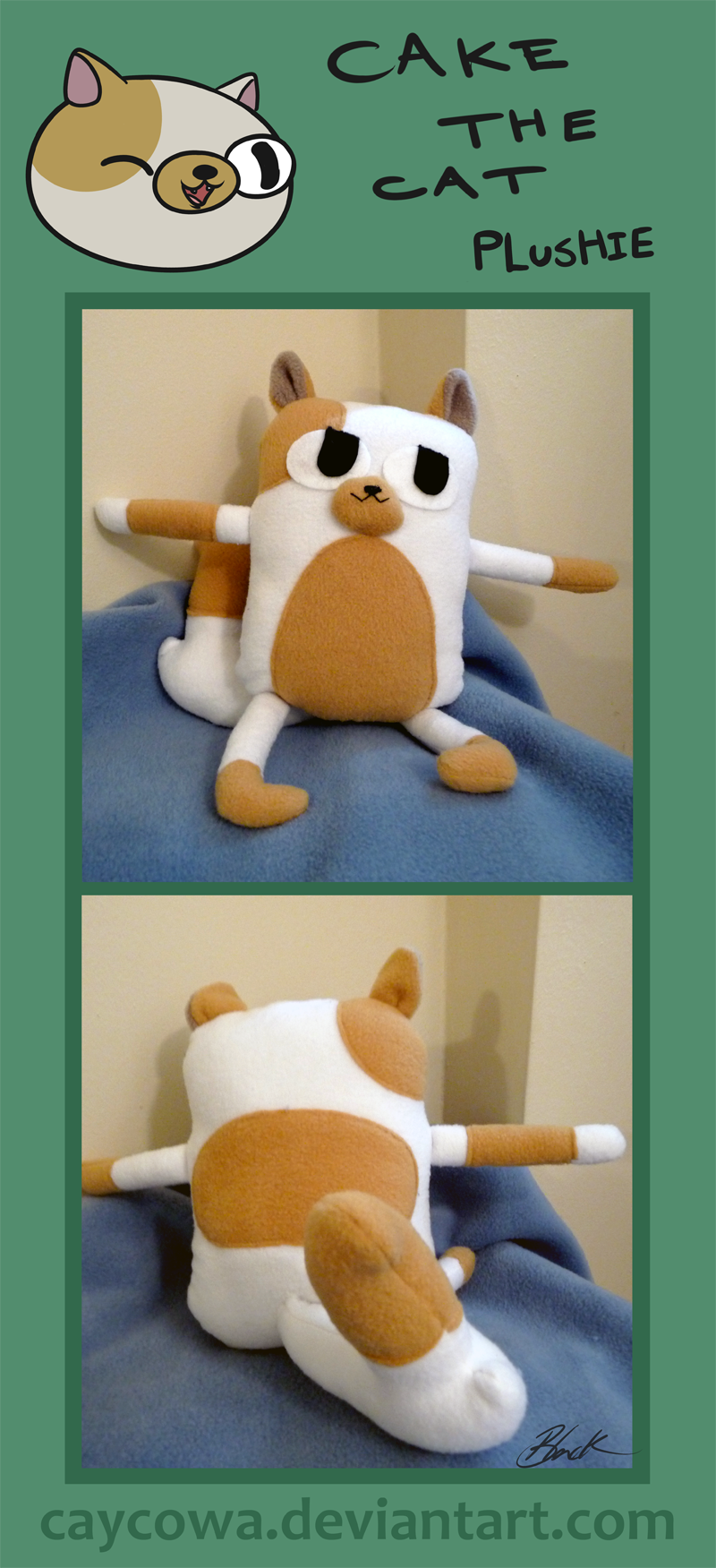 Adventure Time - Cake the cat plushie