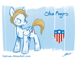 Avengers/MLP Crossover - Steve Rogers