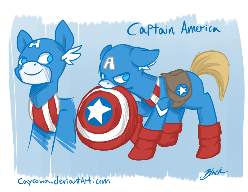 Avengers/MLP Crossover - Captain America