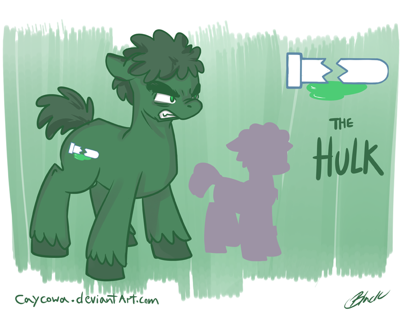 Avengers/MLP Crossover - Hulk