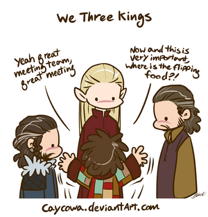 Hobbit - We Three Kings and Bilbo