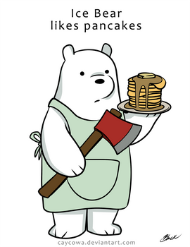 We Bare Bears - Ice Bear Likes Pancakes