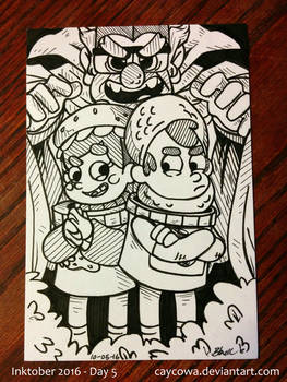 Inktober Day 5 - Gravity Falls