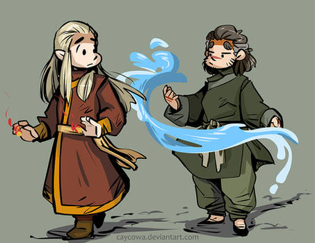 Hobbit ATLA - Fire and Water for TheMirkyKing