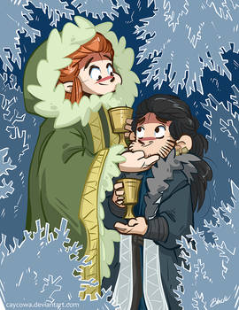Hobbit - Snowflake Cave (Tauriel/Fem!Kili)