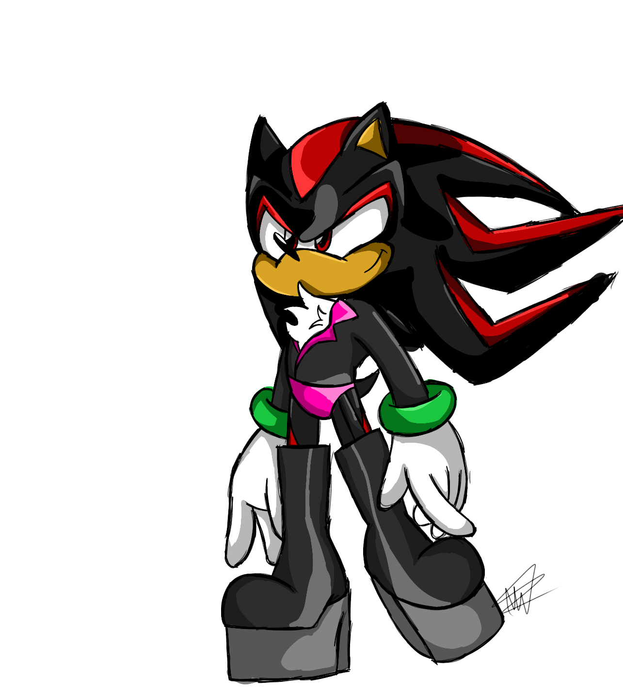 Sonic X Shadow by dkute on DeviantArt