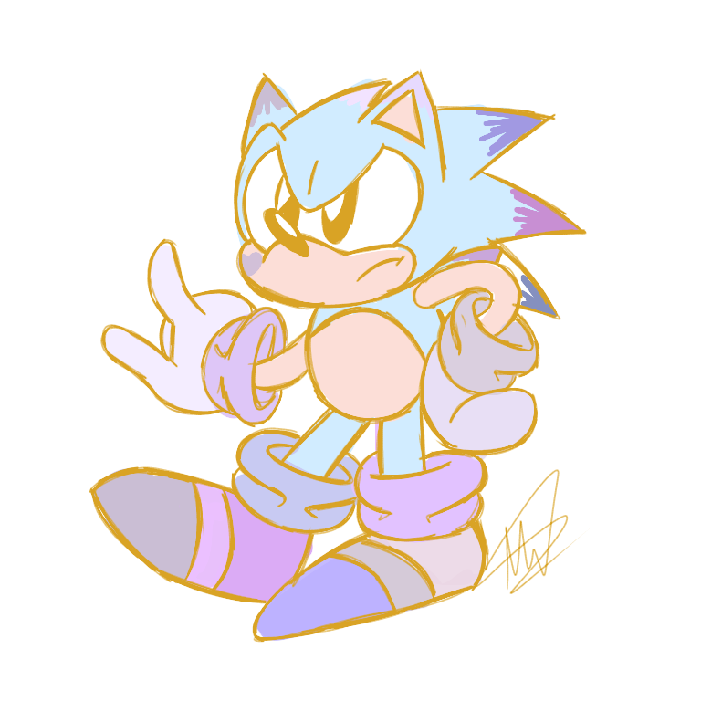Purple classic sonic by mrsgalaxy122 on DeviantArt