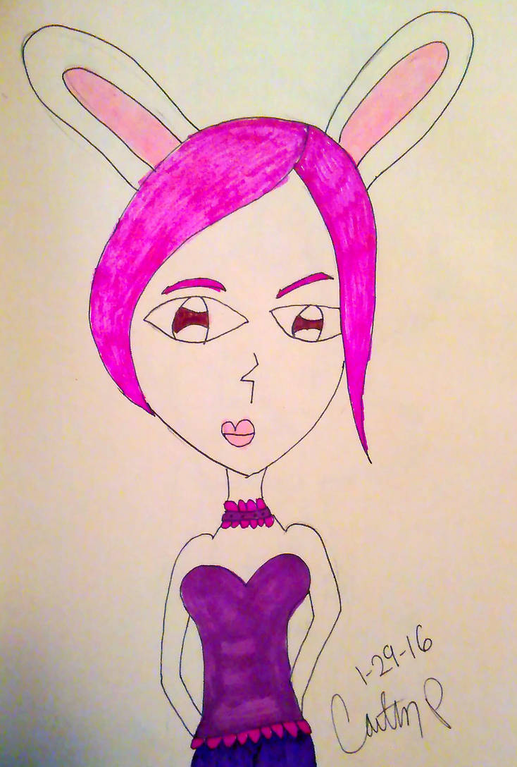 Pink Rabbit by thegothickitty33 on DeviantArt
