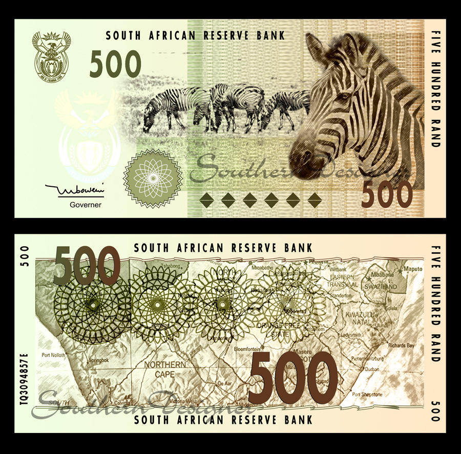 SA Bank Note - R500 by SouthernDesigner on DeviantArt