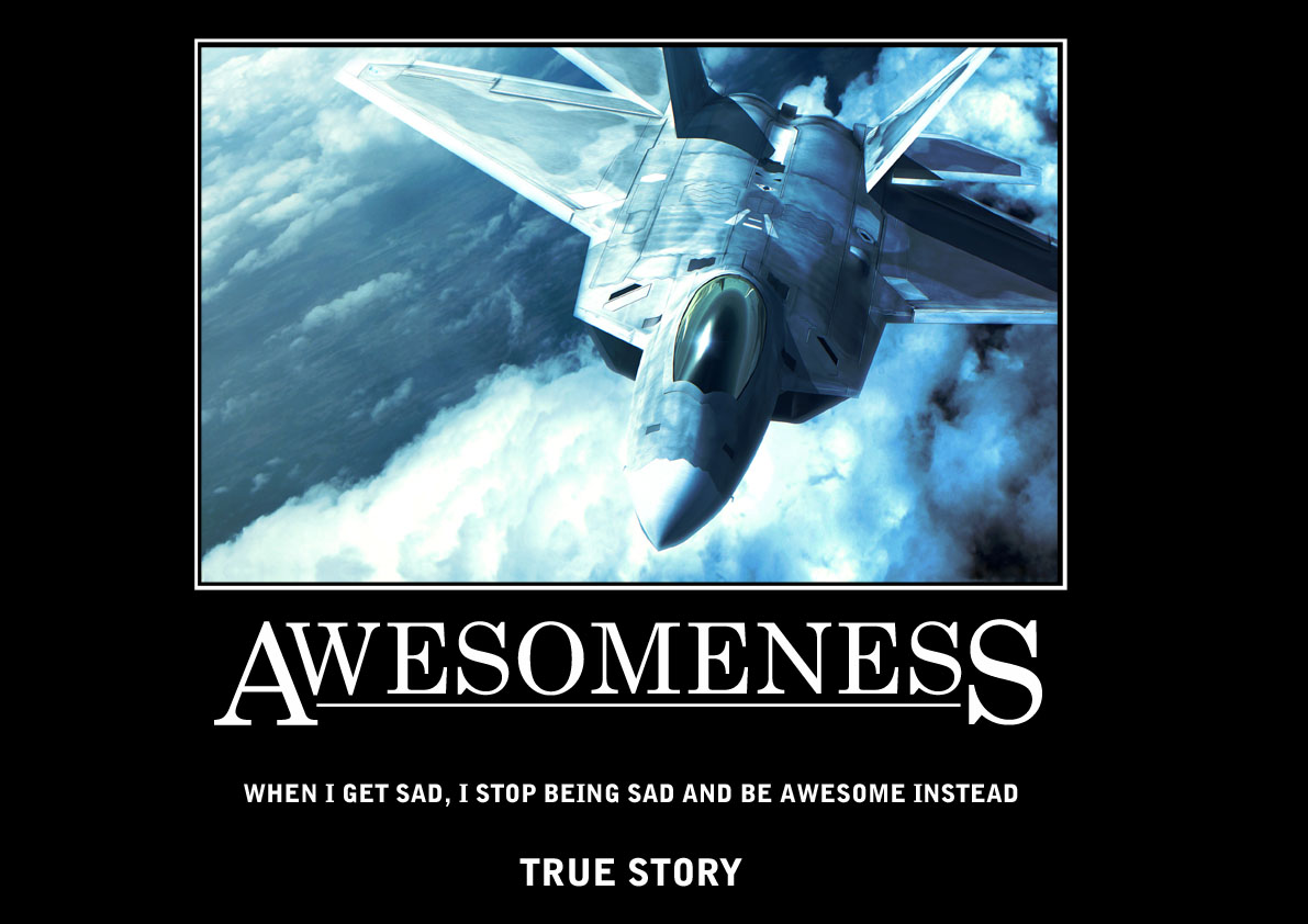 Awesomeness - Jet Plane Poster
