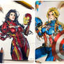 Captain America VS Iromwoman