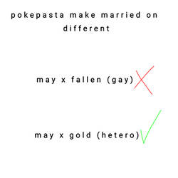 pokepasta make married on different