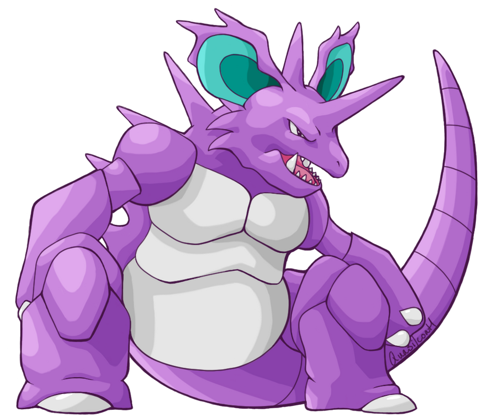 Nidoking by quasicoatl on DeviantArt.