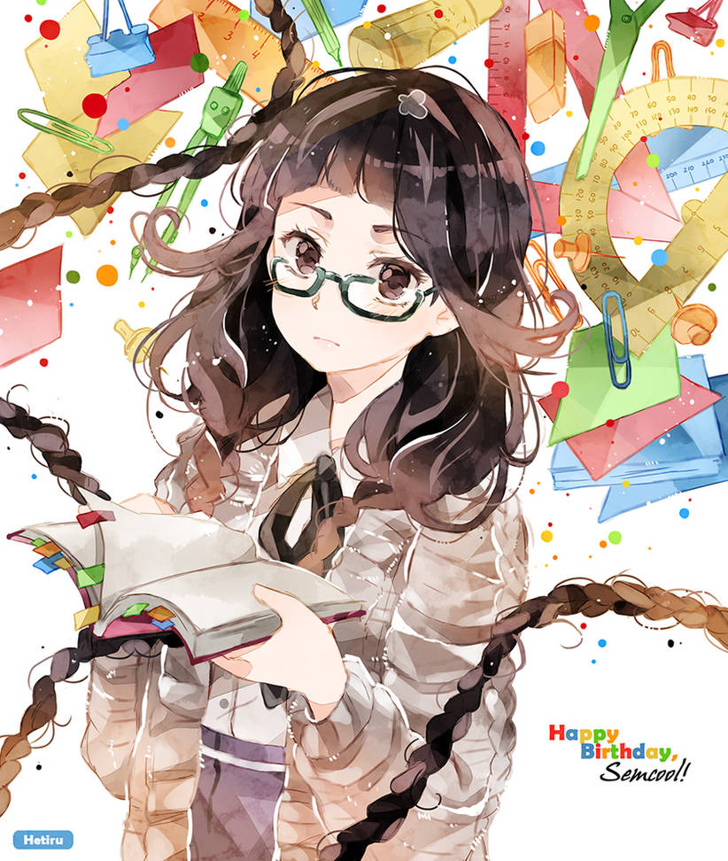 .Stationery girl. by Hetiru