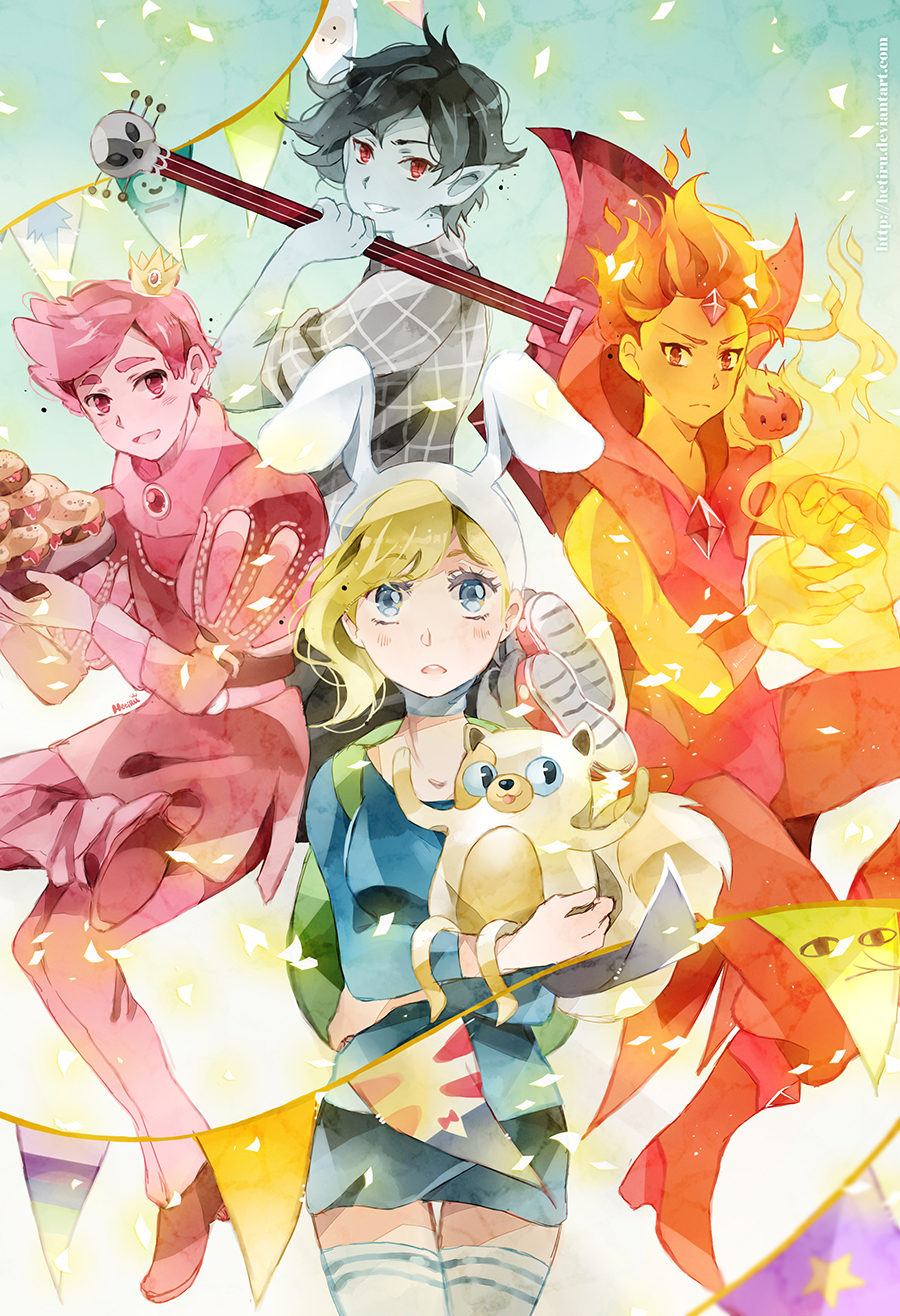 .Adventure time with Fionna and princes.