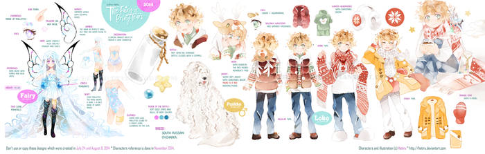 .The fairy of briny tears: CHARACTERS REFERENCE.